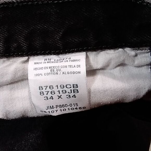 VTG RUSTLER Made In Mexico Men's jeans Size 34x34 - Picture 9 of 16